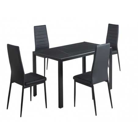 TABLE TANYA + 4 CHAISES